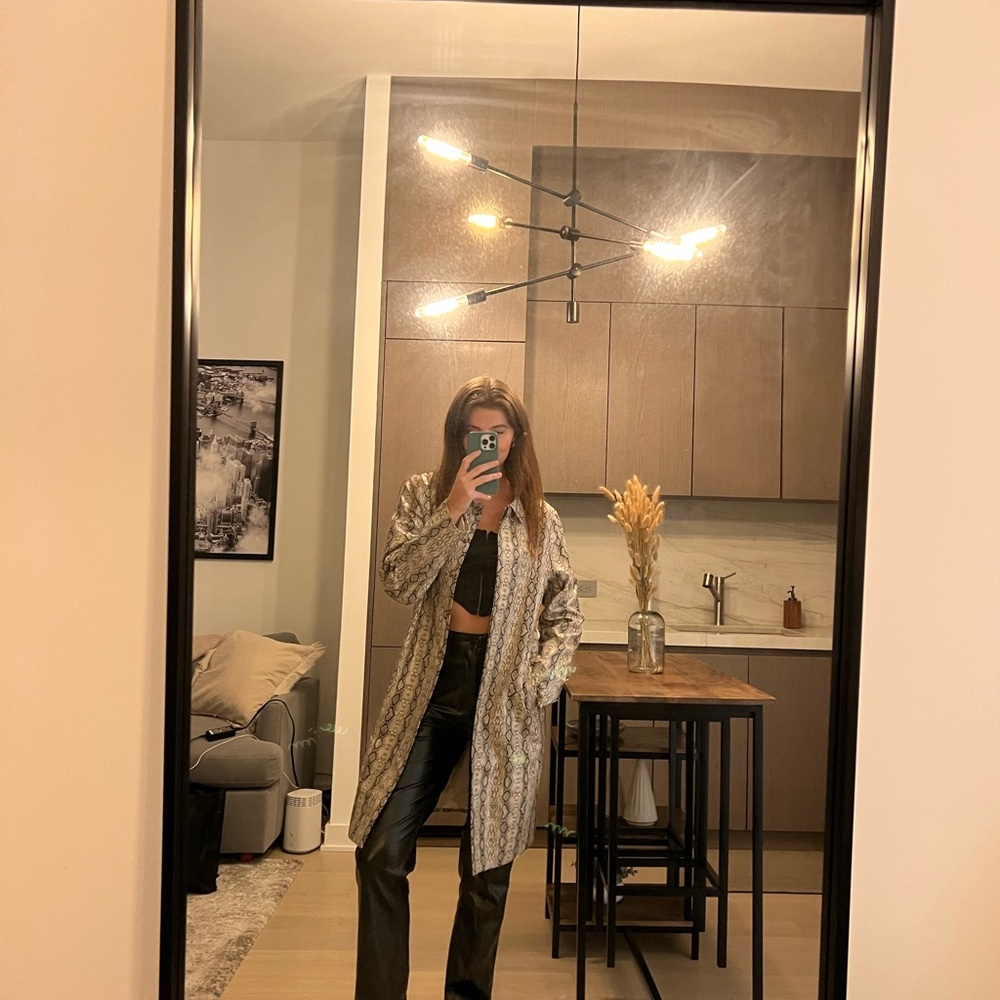 Snake skin Jacket from Fashion Nova